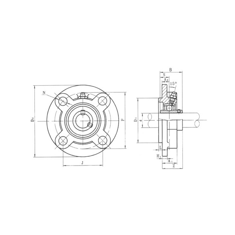 UCFC Series	 Pillow Block Ball Bearings