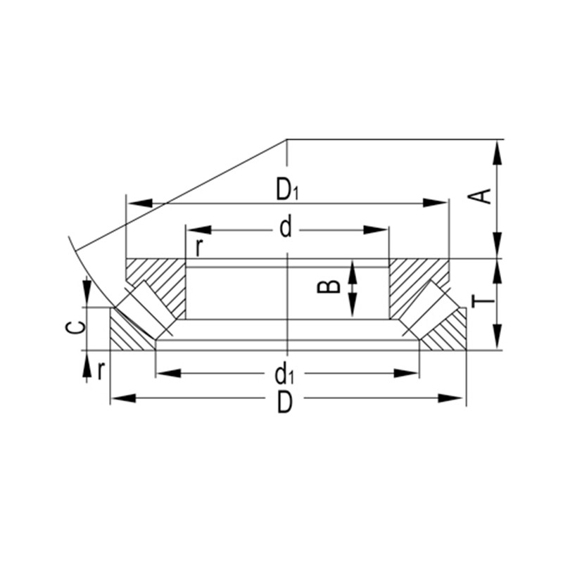 29300 Series	 Thrust Spherical Roller Bearing