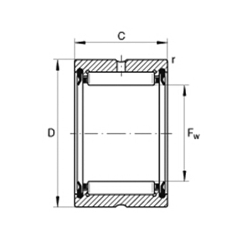 RNA Series	 Needle Roller Bearing