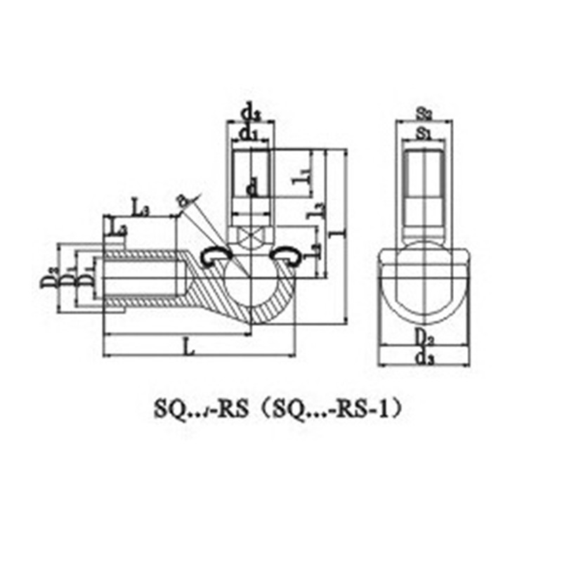 SQY...-RS Series	 Automatic Transmission Ball Head Joint Rod End Bearing