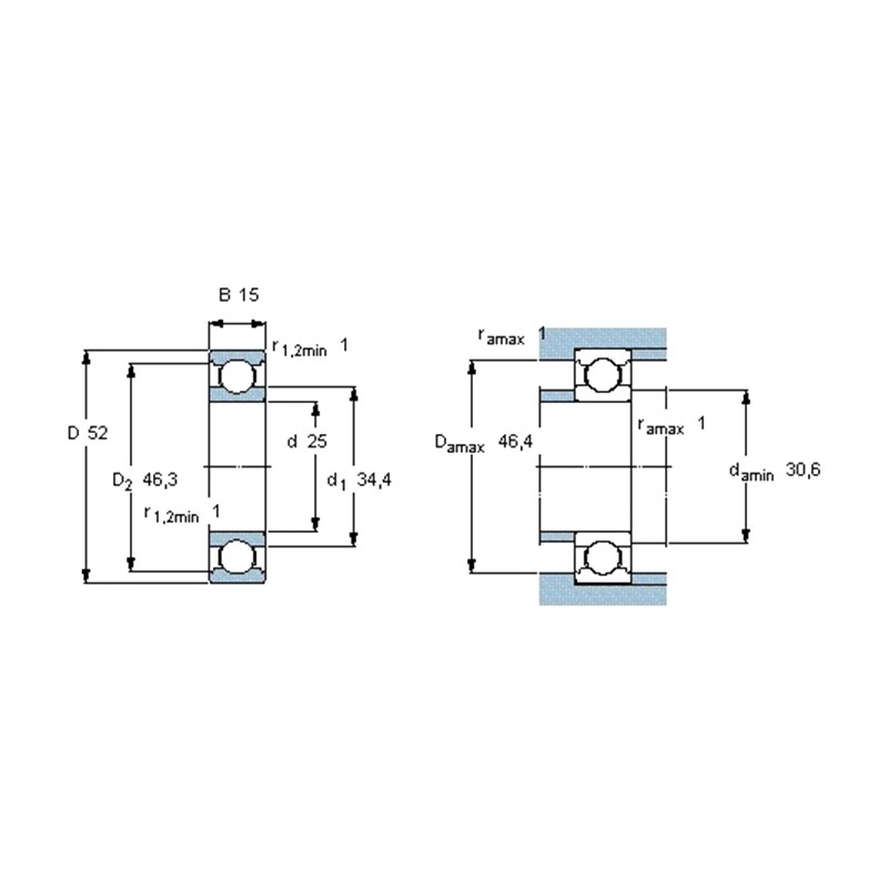 WN Series (Ball-roller Type) Automotive Water Pump Bearing