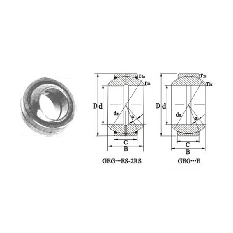 GEG...(E)ES-2RS	 Automatic Transmission Spherical Plain Bearing