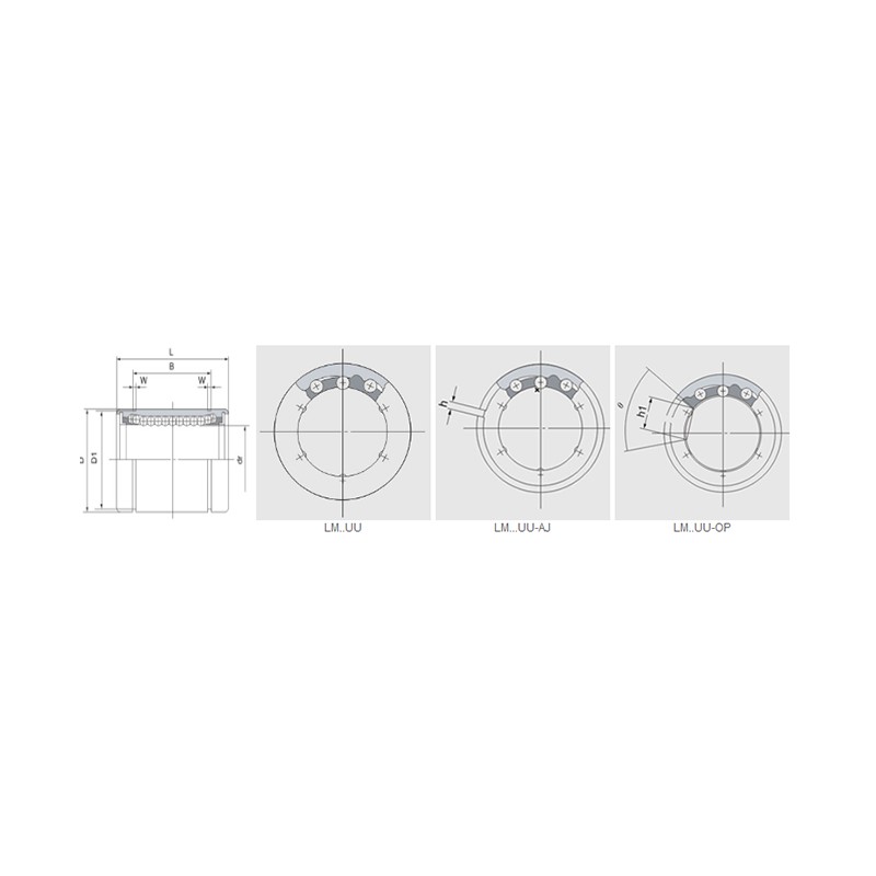 LM Series Automatic Transmission Standard Linear Ball Bearing