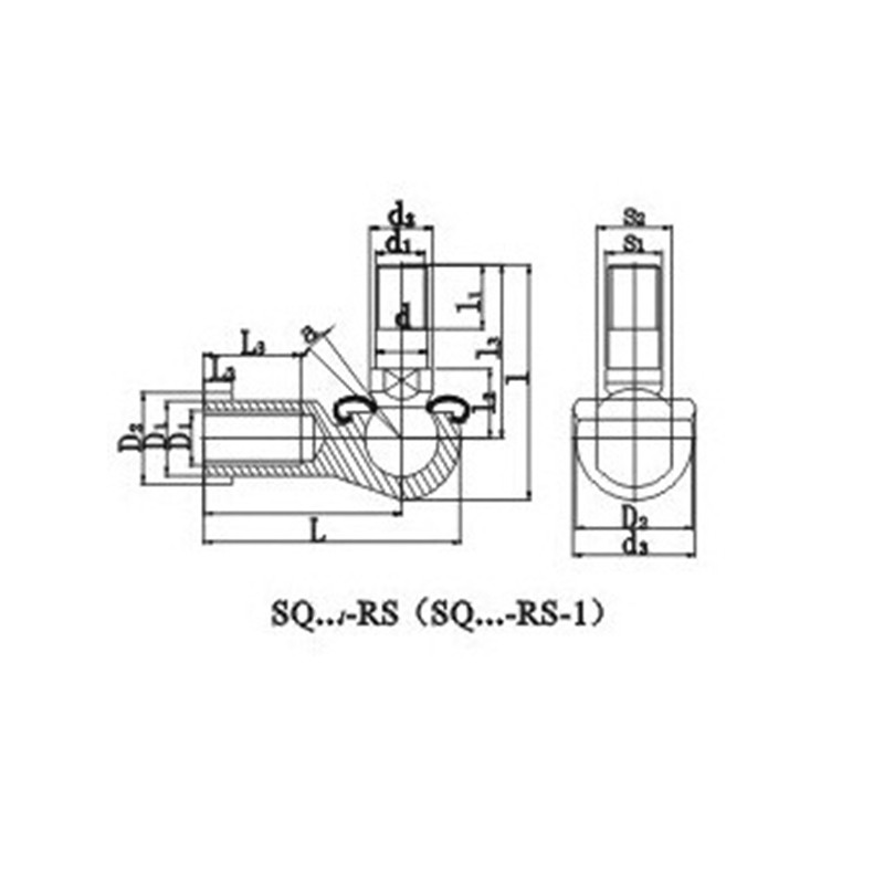 SQ...-RS Series Automatic Transmission Ball Head Joint Rod End Bearing