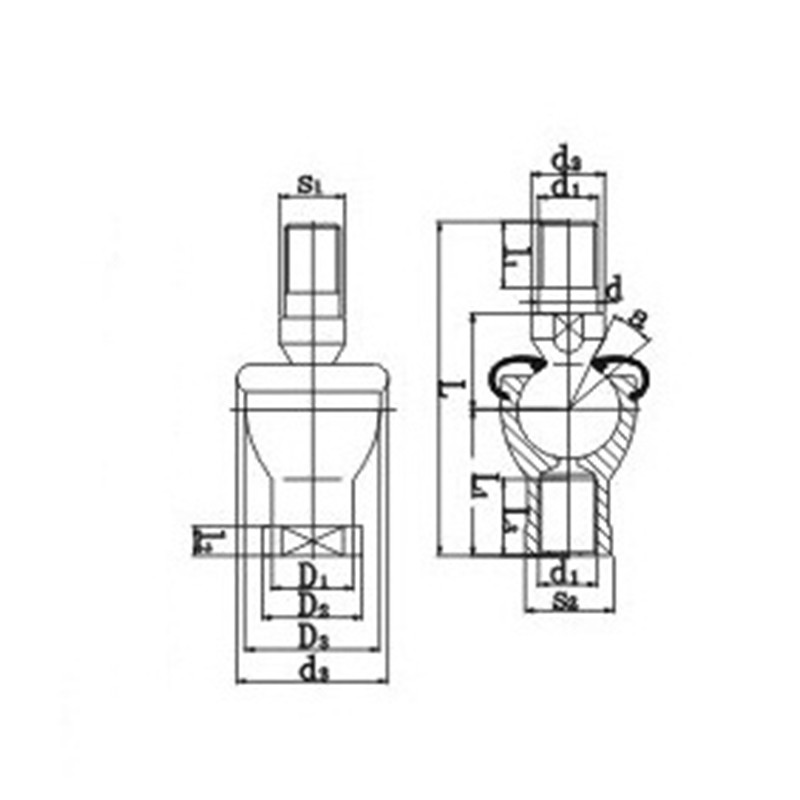 SQZ...-RS Series	 Automatic Transmission Ball Head Joint Rod End Bearing